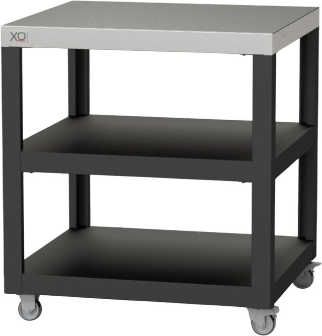 XO Black Pizza Oven Prep Cart-0