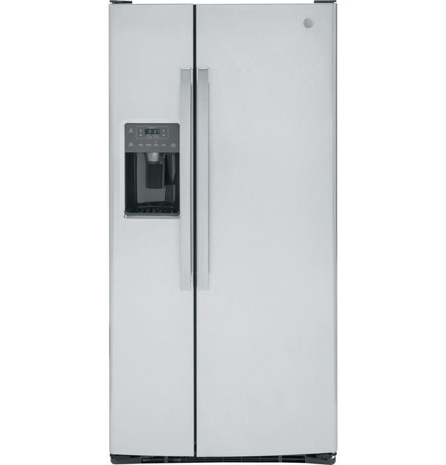 GE® 33" 23.0 Cu. Ft. Fingerprint Resistant Stainless Steel Side-by-Side Refrigerator-0