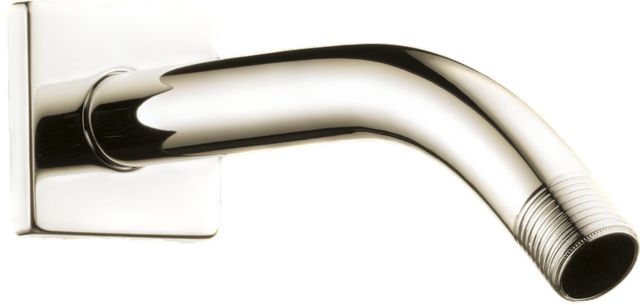 Brizo Essential™ Brilliance® Polished Nickel 7" Linear Round Wall Mount Shower Arm and Flange-0