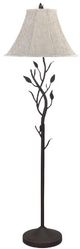 Cal® Lighting & Accessories Grey-White Floor Lamp-0