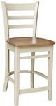 John Thomas Furniture® Dining Essentials Emily Hickory/Shell Counter Stool-0