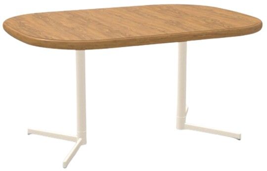 Chromcraft Customizable Carlisle Extendable High Pressure Laminate Dining Table-4