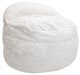 CordaRoy's® Ecru Nest Faux Fur King Bean Bag-0