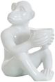 Harp & Finial® Jane White Chimp Candle Holder-0