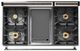 Viking® Tuscany 48" Blush Pro Style Dual Fuel Range with Griddle-3