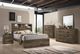 Elements International Bailey 4-Piece Warm Walnut King Panel Bedroom Set-4