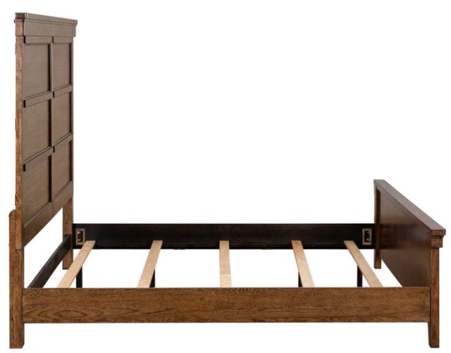Liberty Furniture Carolina Park Amber Brown Queen Panel Bed-3