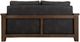 International Furniture Direct Walnut Black/Lacquer Reddish Brown Loveseat-4