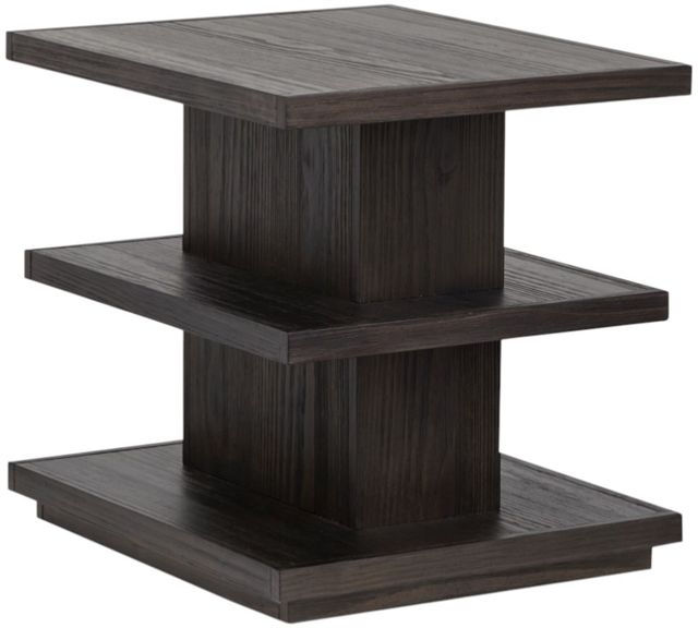 Magnussen Home® Shaffer Velvet Roast Brown Rectangular End Table-0