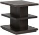 Magnussen Home® Shaffer Velvet Roast Brown Rectangular End Table-0