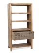 A & B Home Salvador Light Brown 4-Tier Shelf-4