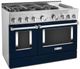 KitchenAid® 48" Ink Blue Smart Pro Style Gas Range with Griddle-1