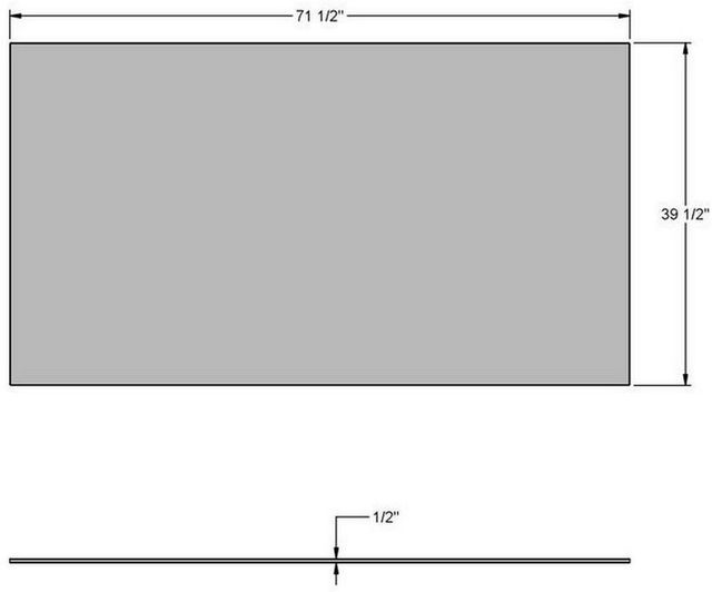Amisco Customizable Link 72" Italian Porcelain Rectangular Table-2