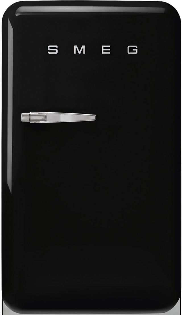 Smeg 21" 4.5 Cu. Ft. Black Compact Refrigerator-0