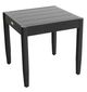 CabanaCoast® Customizable Nevis Aluminum 21" Outdoor Square Side Table-2
