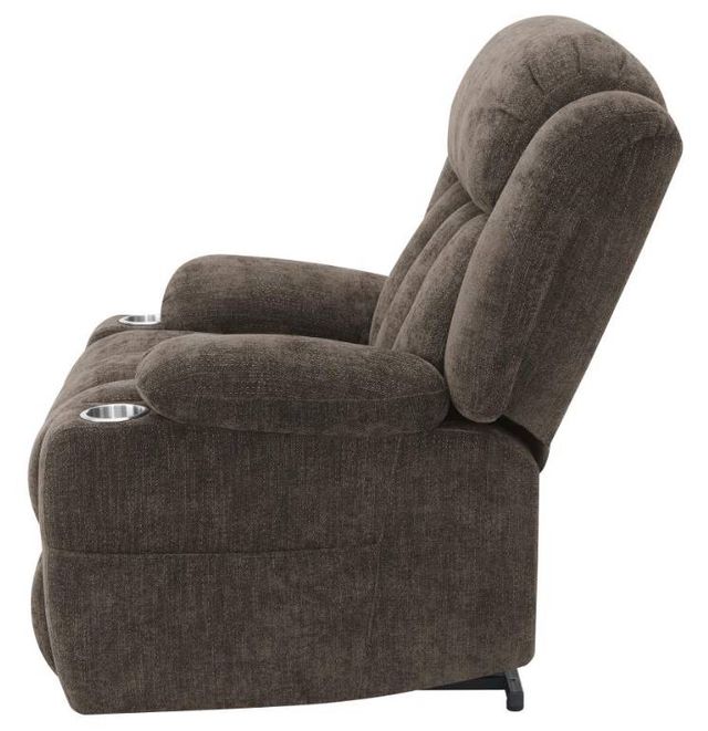 Coaster® Houston Dark Brown Power Lift Recliner-3
