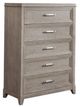Liberty Furniture Belmar 5-Piece Silver Champagne/Washed Taupe Queen Panel Bedroom Set-4