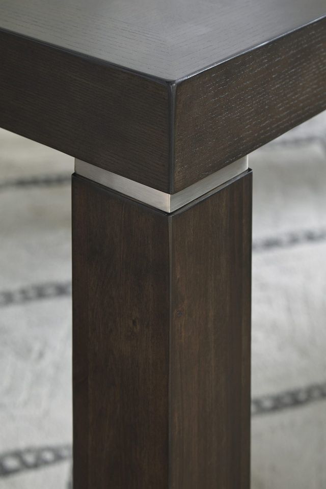 Signature Design by Ashley® Hyndell Dark Brown Expandable Dining Table-3
