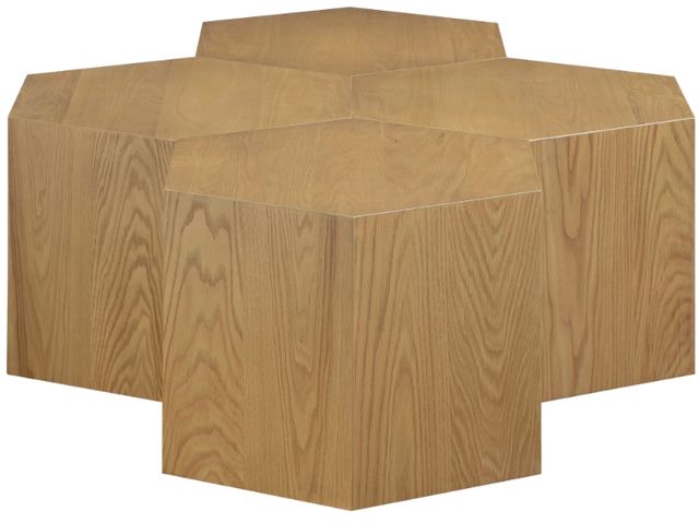 Meridian Furniture Eternal 4-Piece Natural Modular Coffee Table Set-2