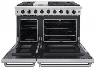 Thor Kitchen® 48" Stainless Steel Pro Style Gas Range-1