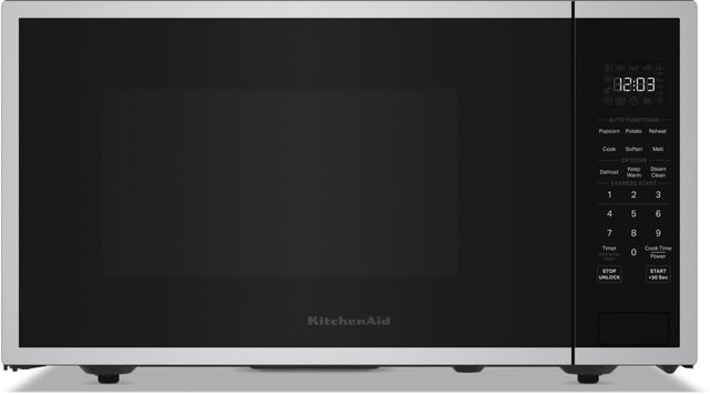 KitchenAid® 1.6 Cu. Ft. PrintShield Stainless Steel Countertop Microwave with Auto Functions-0