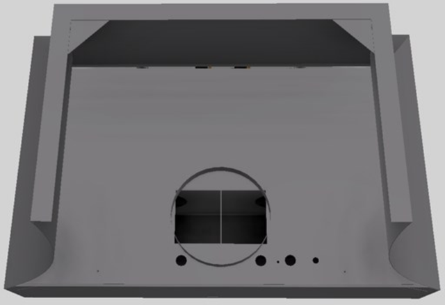 Vent-A-Hood® Designer Series 36" Gunsmoke Wall Mounted Range Hood-3