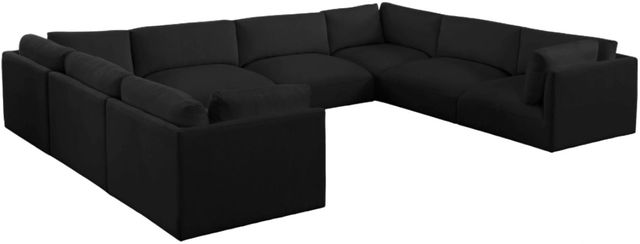 Meridian Furniture Ease 8-Piece Black Modular Sectional-0