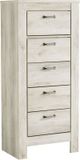 Signature Design by Ashley® Bellaby 5-Piece Whitewash King Bedroom Set-2