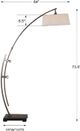 Uttermost® Calogero Bronze Floor Lamp-3