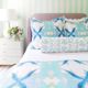 Laura Park Designs Jasmine Blue King Duvet Cover-0