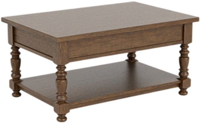 Riverside Furniture Eastlake Whiskey Oak Lift Top Cocktail Table-0
