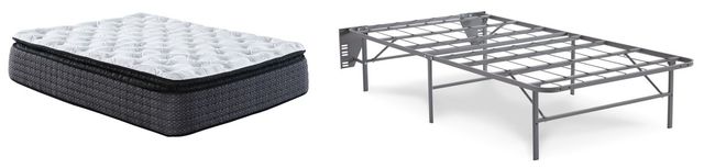 Sierra Sleep® by Ashley® Limited Edition 2-Piece 12" Hybrid Pillow Top and Better than a Boxspring Foundation Twin Mattress Set-0