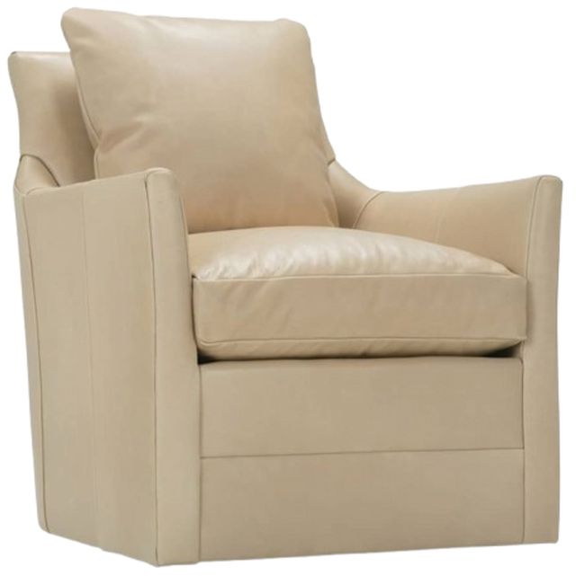 Rowe® Customizable Ingrid Leather Swivel Glider-0