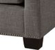 A & B Home Gray Upholstered Sofa-3