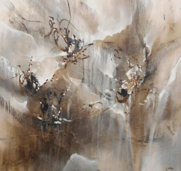Stylecraft Silver Flicker Brown/Gray Wall Art-1