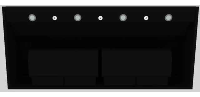 Vent-A-Hood® 54" Black Wall Mounted Range Hood-3