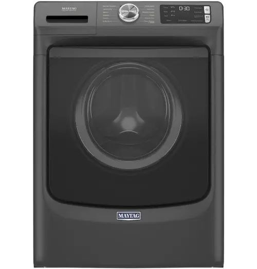 Maytag® 4.5 Cu. Ft. Volcano Black Front Load Washer with Extra Power and 12-Hr Fresh Spin™ Option-0