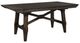 Liberty Furniture Double Bridge 7-Piece Dark Chestnut/Gray Trestle Dining Set-2