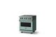 Viking® 5 Series 30" Splash Pro Style Electric Range with Brushed Brass Trim-2