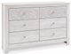 Signature Design by Ashley® Paxberry 2-Piece Whitewash King Panel Bed Set-2
