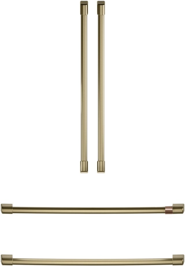 Café™ Brushed Brass Refrigeration Handle Kit-0