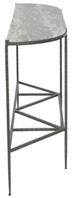 Fairfield® Sundries Axel Brown/Gray Console Table with Hammered Base-4