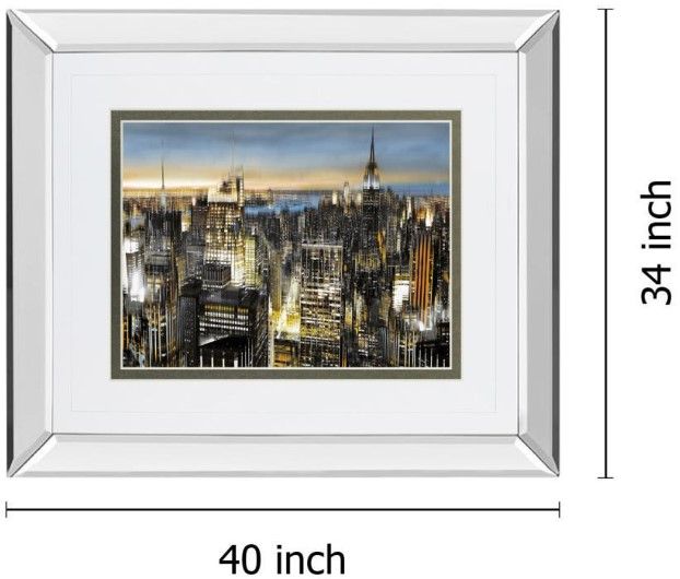 Classy Living Alan Lambert Big City 34" Wall Art-2