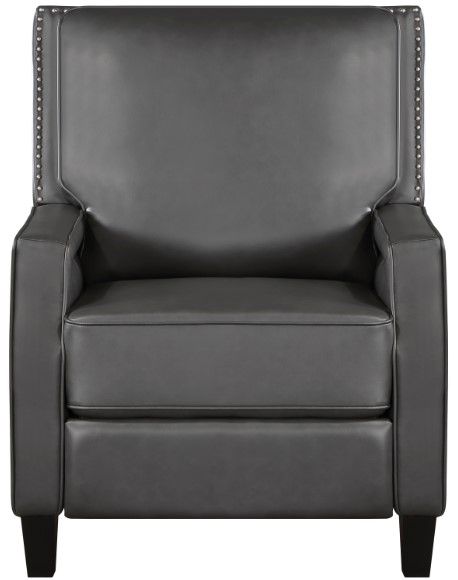 Homelegance® Berenson Gray Manual Push Back Recliner-2