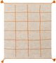 Surya Fleck Burnt Orange/Camel 50"x60" Throw Blanket-1