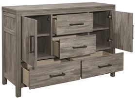 Mazin Furniture Bainbridge Gray Server-2