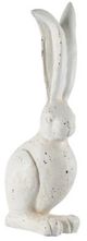 A & B Home White Medium Rabbit Figurine-0