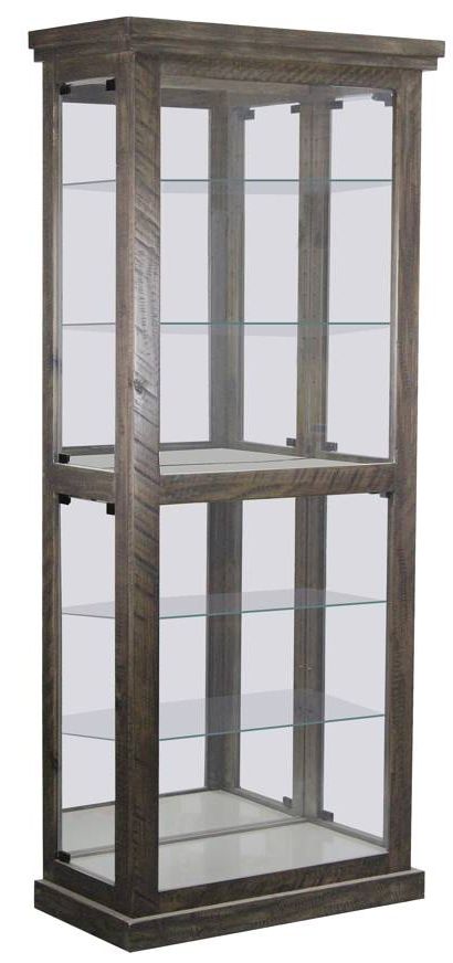 American Heartland Manufacturing Rustic Tall Side-Entry Curio-0
