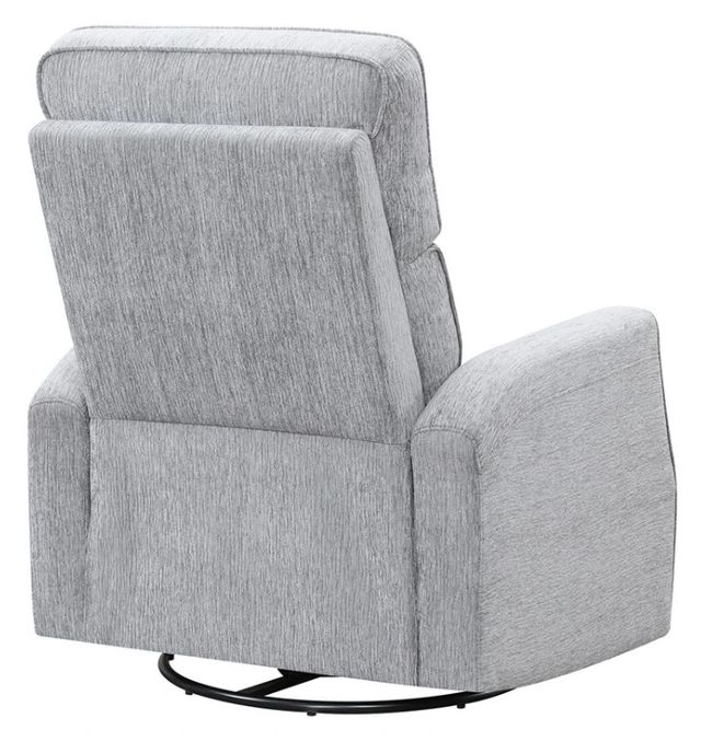 Emerald Home Tabor Gray Gray Manual Swivel Glider Recliner-3