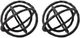 Signature Design by Ashley® Barlee 2-Piece Black Sculpture Set-0